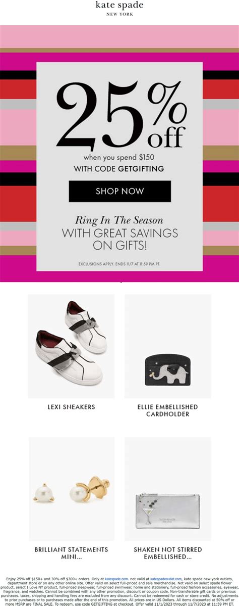 kate spade discount codes 2016